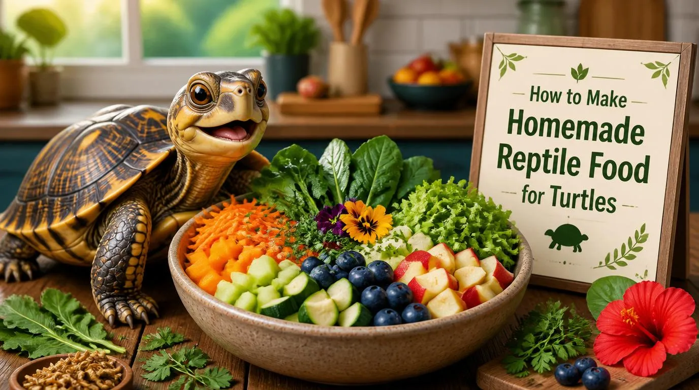 Homemade turtle food